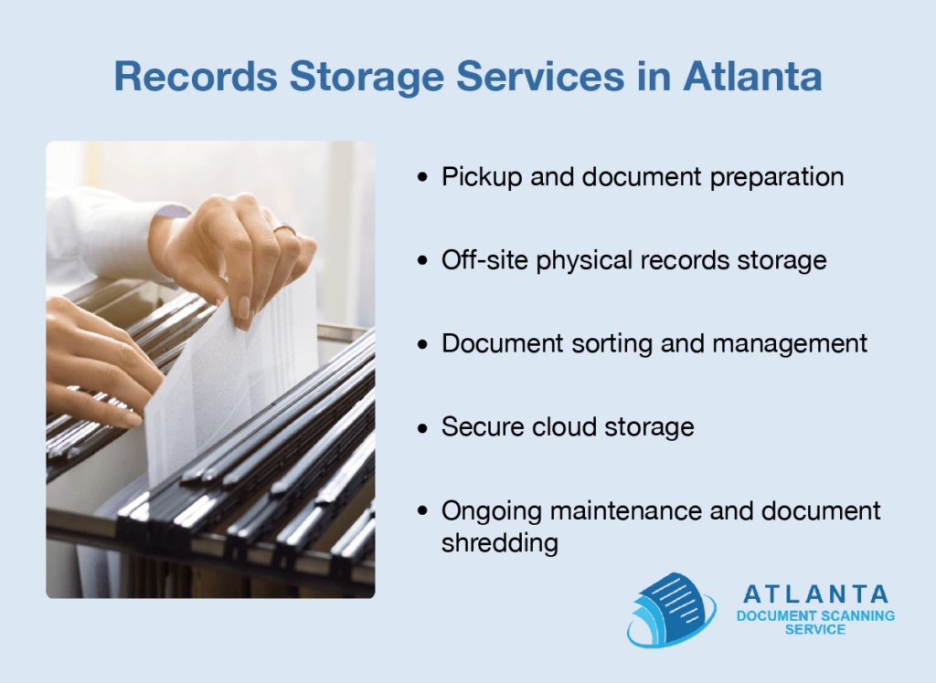 Records storage services in Atlanta.